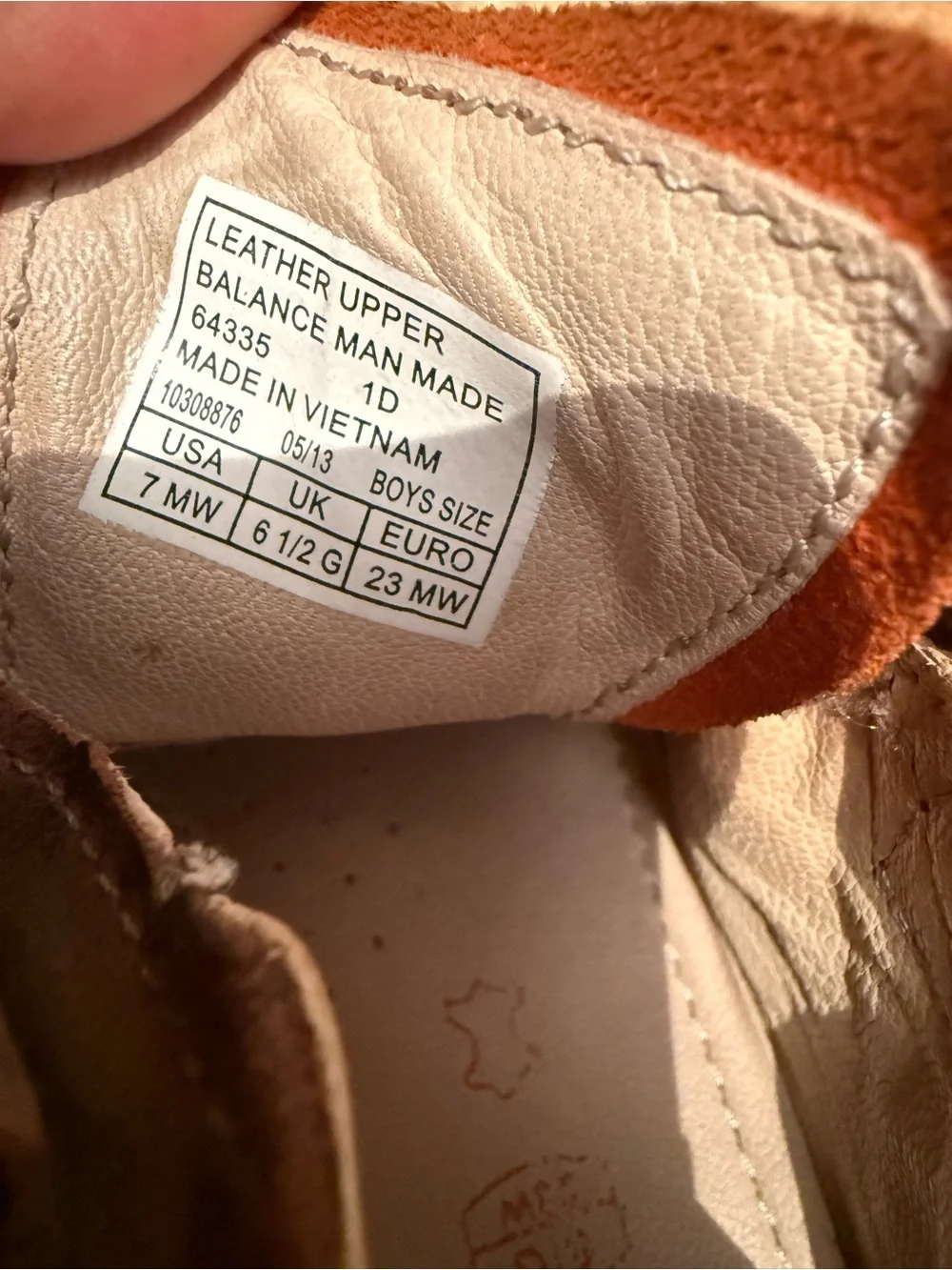 Clarks First Shoes Toddler Boys Brown Leather Suede Mid Top Boots Size 7 MW